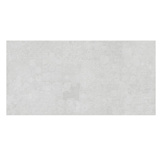 Prissmacer Ceramica Beton Cire Bercy Decor Wandtegel Bianco 60x120cm